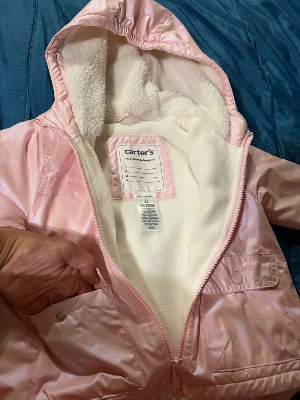 Carters pale pink